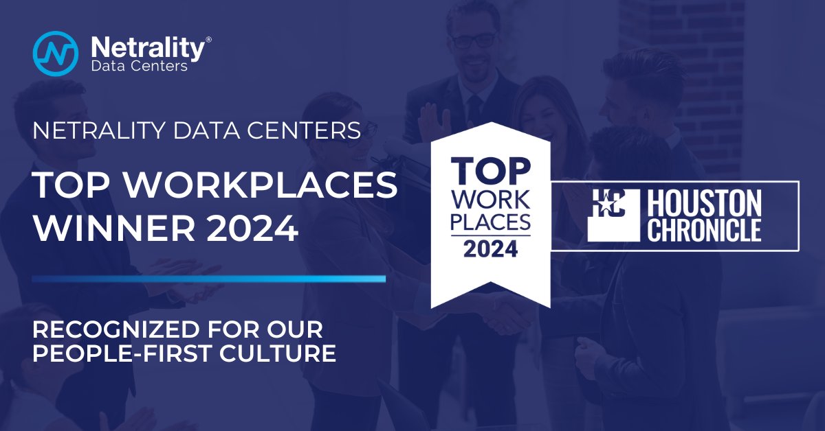Netrality Data Centers (@netrality) on Twitter photo We are thrilled to share that we’ve made the <a href="/HoustonChron/">Houston Chronicle</a>'s 2024 @TopWorkplace list! Our employees' commitment to excellence & industry-leading expertise drives our success. We thank them for exemplifying the #NetralityAdvantage & all it encompasses. bit.ly/40VNVlA We are thrilled to share that we’ve made the <a href="/HoustonChron/">Houston Chronicle</a>'s 2024 @TopWorkplace list! Our employees' commitment to excellence & industry-leading expertise drives our success. We thank them for exemplifying the #NetralityAdvantage & all it encompasses. bit.ly/40VNVlA