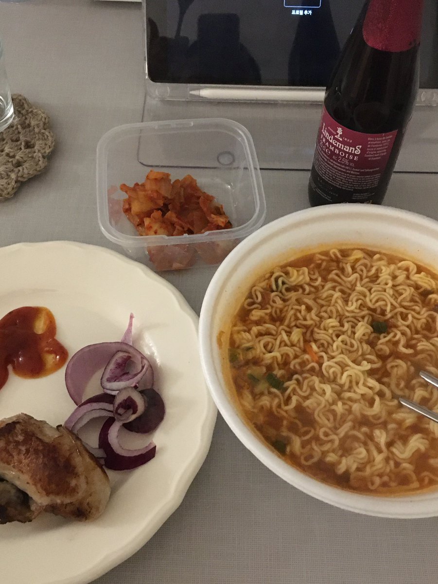 인스타용 식사                                      진짜 식사