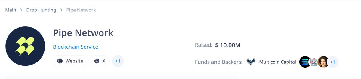 0xfarmor's tweet photo. Pipe Network incentivized testnet

cost 0$

a smol thread. https://t.co/3q9IyHWZXl