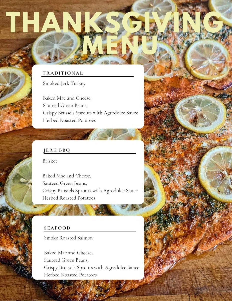 JJCJERK's tweet photo. https://t.co/4DNyrOwBYM
click Menu
Click catering 
Pick up November 28th : 12pm to 2pm , Boggs 1310 White Street SW ATLANTA https://t.co/AEywaCDAOF