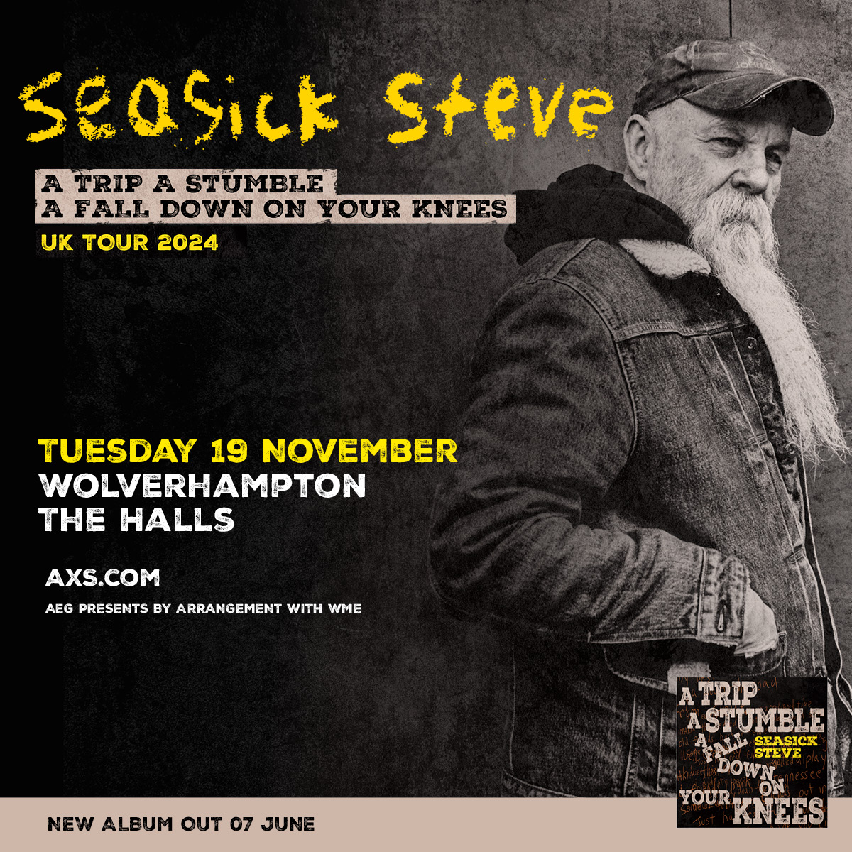 University of Wolverhampton at The Halls (@thehallswolves) on Twitter photo TONIGHT:
We are still opening tonight for <a href="/SeasickSteve/">Official Seasick Steve</a> bringing his 'A Trip, A Stumble, A Fall Down On Your Knees UK Tour here + support from <a href="/JamesDixonMusic/">James Dixon</a>.
Doors: 7pm
For more information and to grab your last minute tickets, click the link below >>
bit.ly/SeasickSteve_W… TONIGHT:
We are still opening tonight for <a href="/SeasickSteve/">Official Seasick Steve</a> bringing his 'A Trip, A Stumble, A Fall Down On Your Knees UK Tour here + support from <a href="/JamesDixonMusic/">James Dixon</a>.
Doors: 7pm
For more information and to grab your last minute tickets, click the link below >>
bit.ly/SeasickSteve_W…