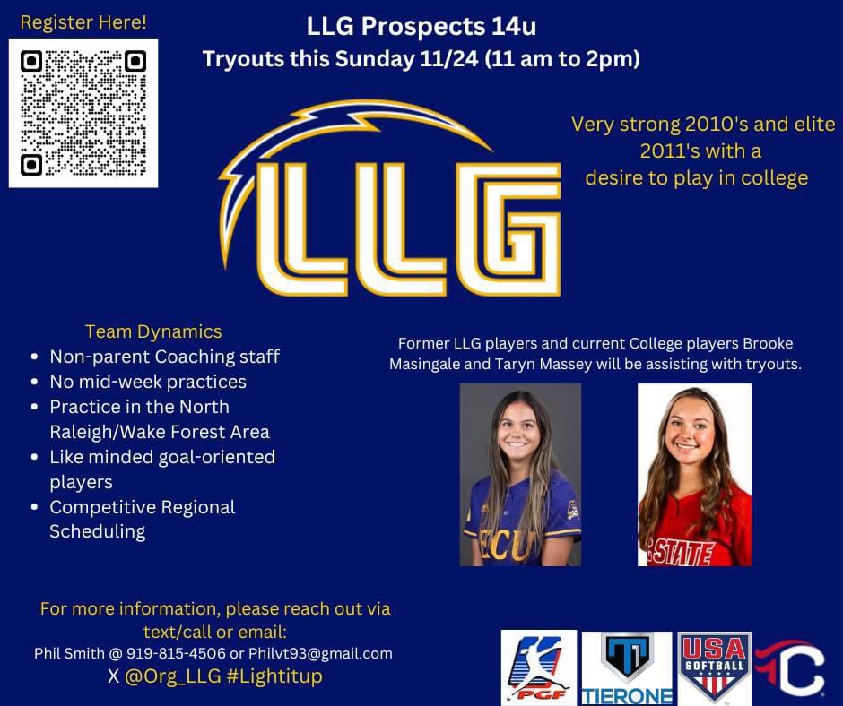 Taryn Massey (@tarynrmassey) on Twitter photo NC kids!! Looking for some passionate players ready for stellar competition! <a href="/Org_LLG/">Lady Lightning Gold Org Account</a> <a href="/LLGProspects14u/">LLG Prospects 14u</a> NC kids!! Looking for some passionate players ready for stellar competition! <a href="/Org_LLG/">Lady Lightning Gold Org Account</a> <a href="/LLGProspects14u/">LLG Prospects 14u</a>