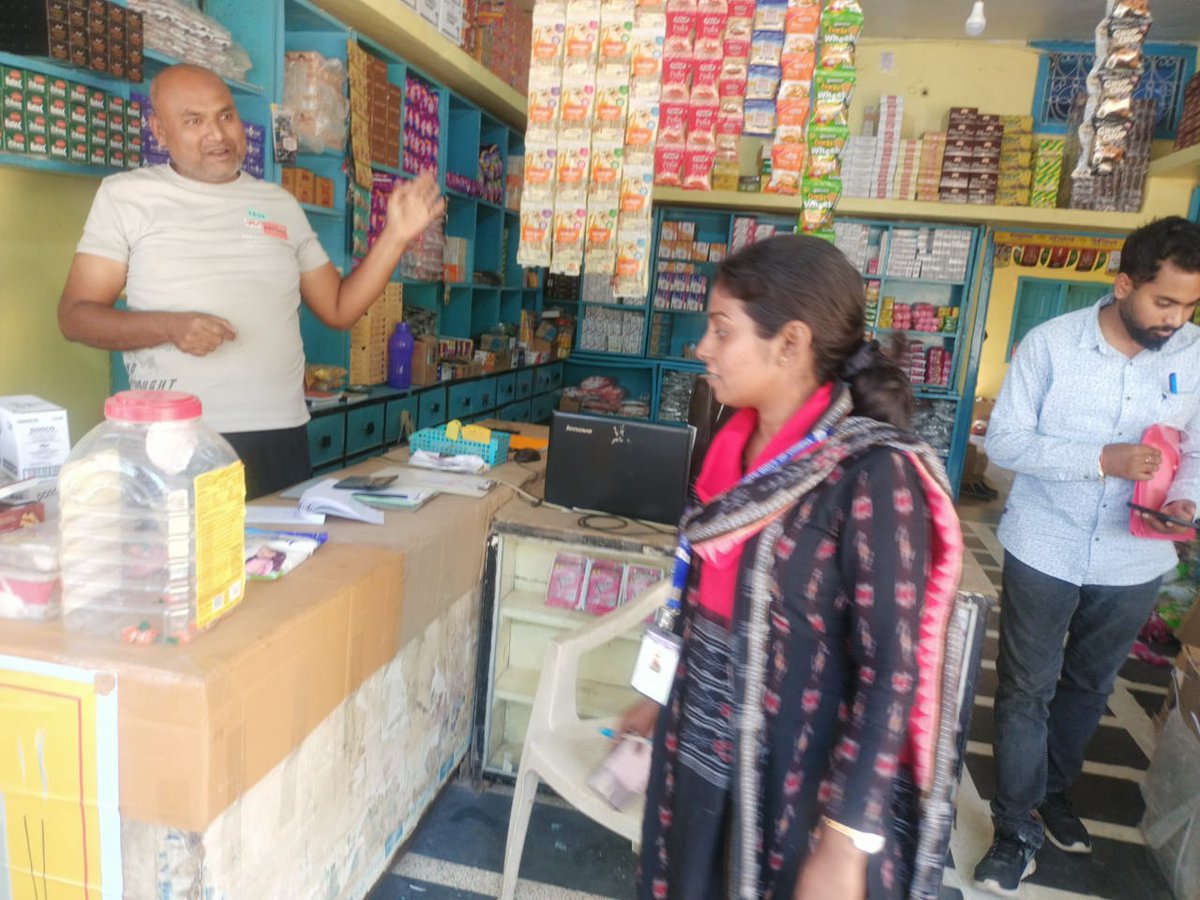 COTPA Enforcement Squad moved to different village areas of Jonk PS of Nuapada dist. involving Police, Excise, Food safety Officer and Health staffs. Fine levised from different Pan and grossery shops who are  violated the COTPA law.
