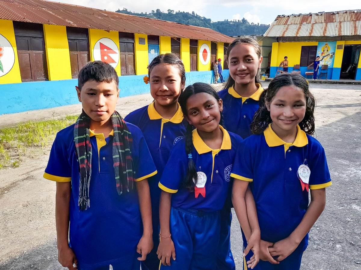 It's been over 10 years since UK Trustees <a href="/TringMike/">Mike Smith</a> &amp; <a href="/debrajadams/">Debra Adams</a> first visited Shree Mahendra Bal Basic School in Sankhu during a <a href="/Springboard_UK/">Springboard</a> charity trek, raising funds for <a href="/HospAction/">Hospitality Action</a> with 20 hospitality participants. Great to be back this year and see the progress!