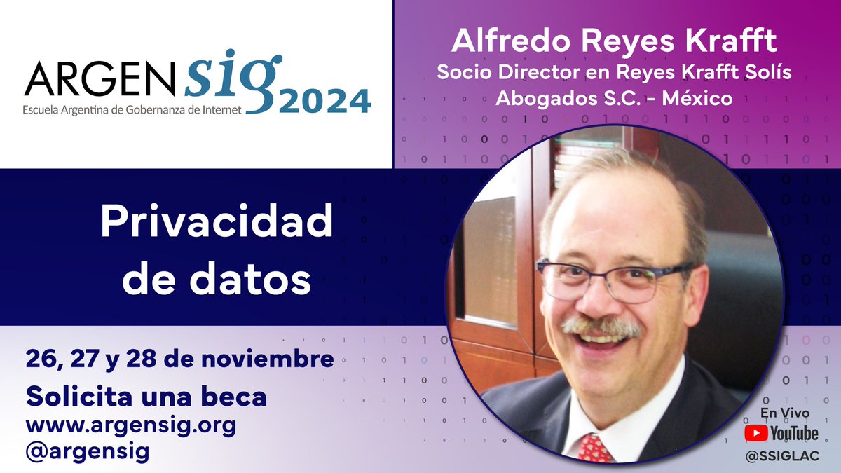 #Programa #ARGENSIG 2024
goto.now/Rh6yr
virtual 26, 27 y 28 de noviembre
Para #beca Visita. 
goto.now/SwO5X
Hasta el 21/11 Vacantes limitadas
Para #becarios #destacados:
- UNSO ofrece 5 becas Fortinet
- SSIG ofrece 5 becas 17ta SSIG en #México 05/2025