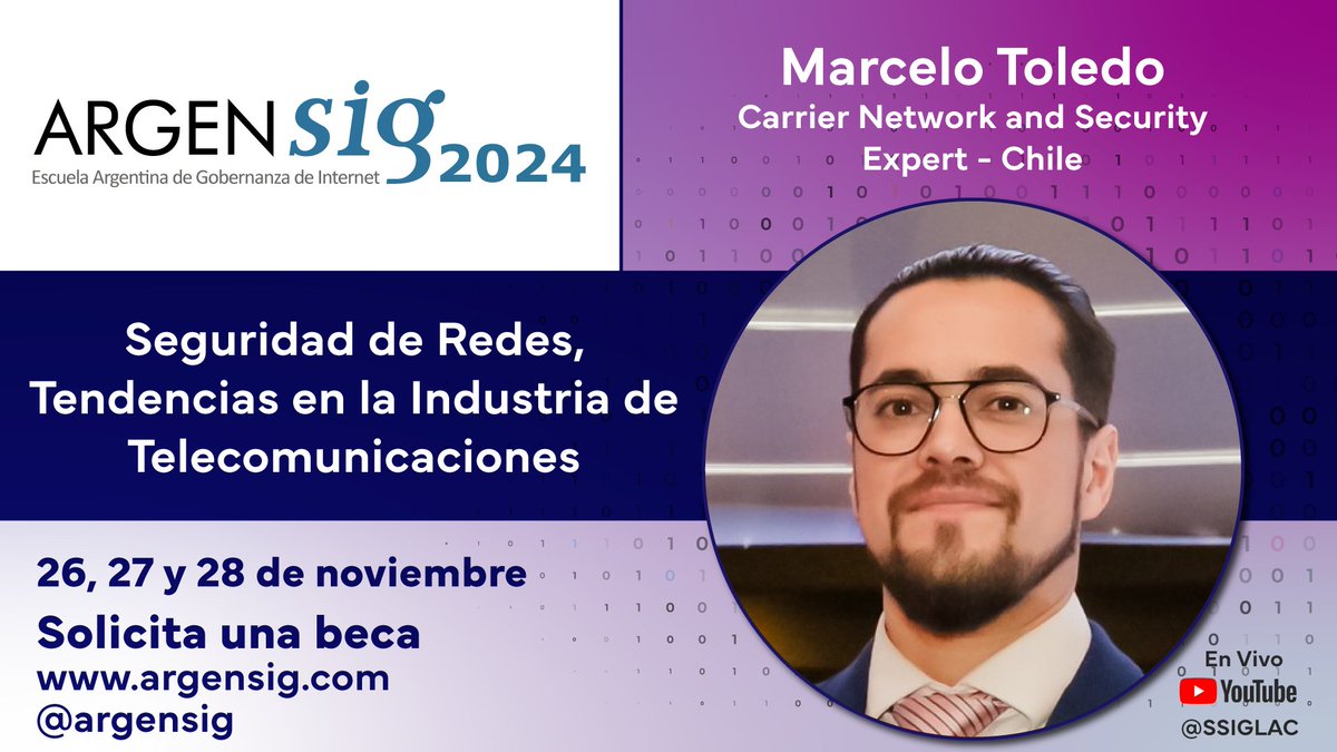 #Programa #ARGENSIG 2024
goto.now/Rh6yr
virtual 26, 27 y 28 de noviembre
Para #beca Visita. 
goto.now/SwO5X
Hasta el 21/11 Vacantes limitadas
Para #becarios #destacados:
- UNSO ofrece 5 becas Fortinet
- SSIG ofrece 5 becas 17ta SSIG en #México 05/2025