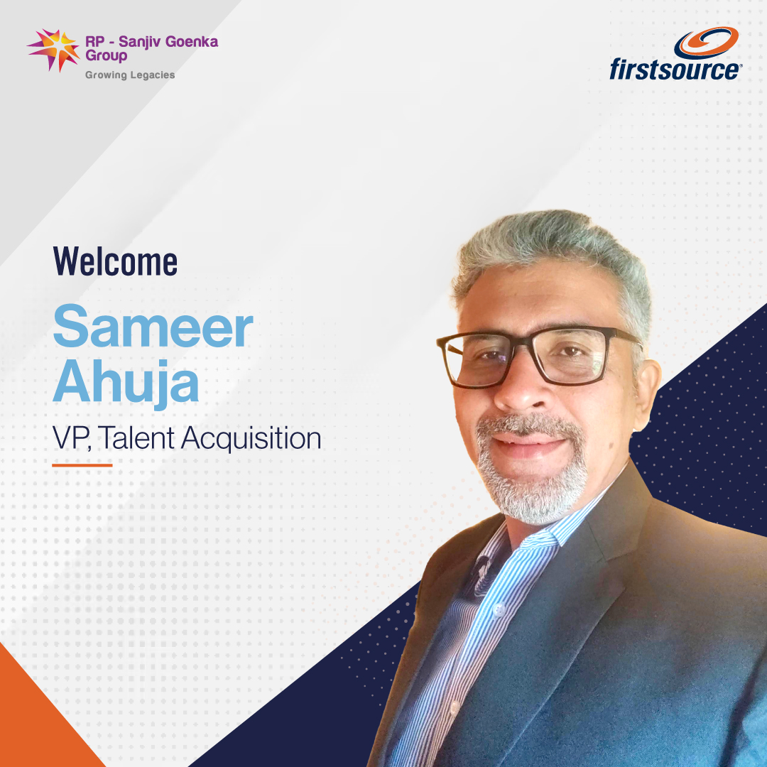 firstsource's tweet image. Welcome to #LifeAtFirstsource Sameer Ahuja!

#Firstsource #FirstForce #Leadership
