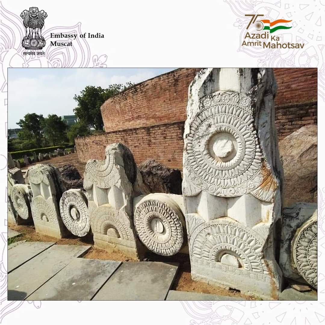 Indemb_Muscat's tweet photo. #IndiaStories
#Amaravathi is a renowned site of a Buddhist Stupa built during the 2nd century BCE and the 3rd century CE. It is a semi-hemispherical structure containing Buddhist relics and is often called the Abode of God.
#VisitAndhra #Incredibleindia https://t.co/nafb52YRTq