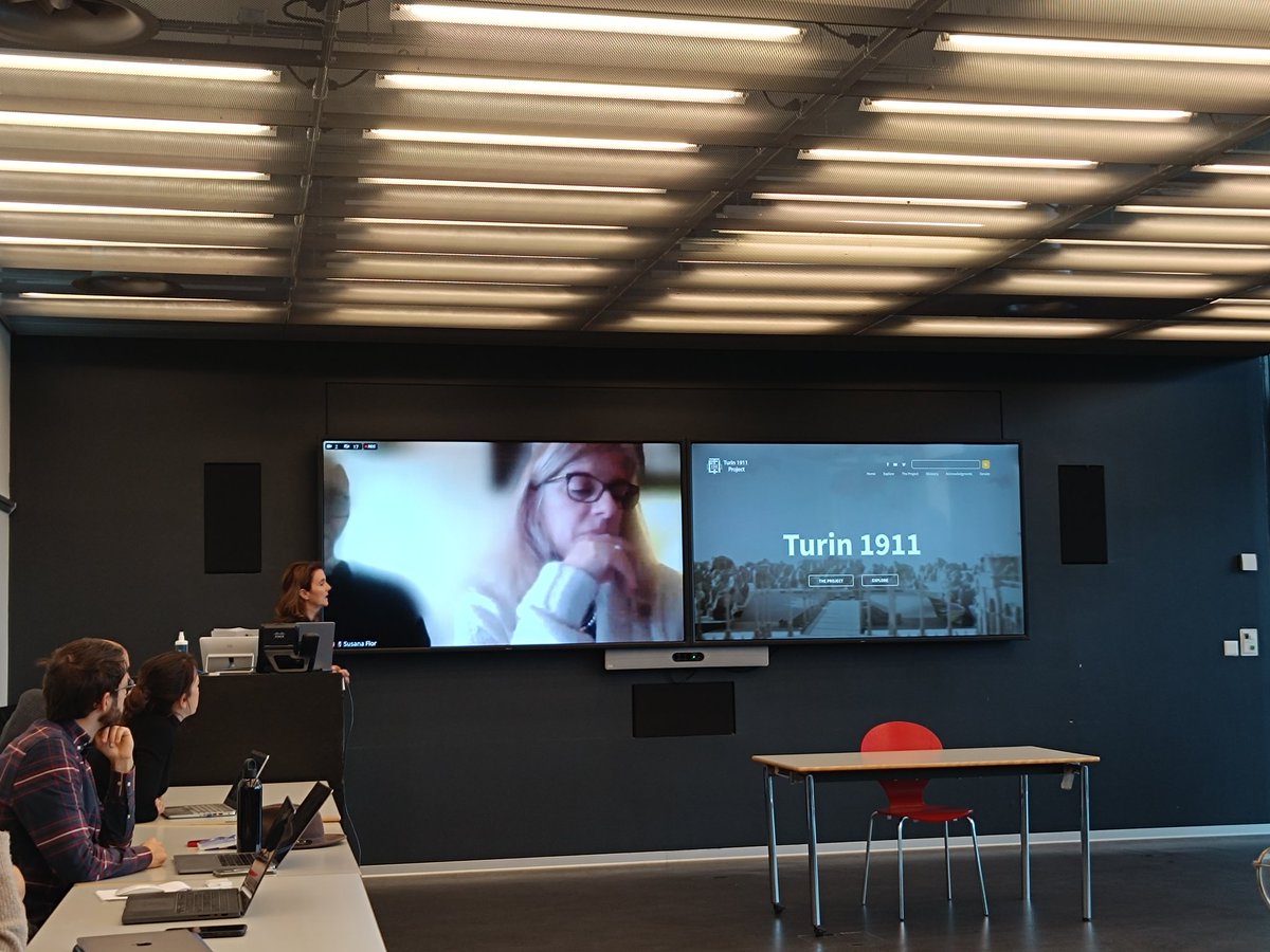 After the opening words &amp; inspiring slides of our President <a href="/frederickaplan/">Frederic Kaplan</a>, our LTM manager, <a href="/Isadilenardo/">Isabella di Lenardo</a> shares the newest developments of our partners &amp; how local projects can work on the #4D TM Atlas itself🤩

Revealing key features of the Atlas &amp; the Time Machine Academies!