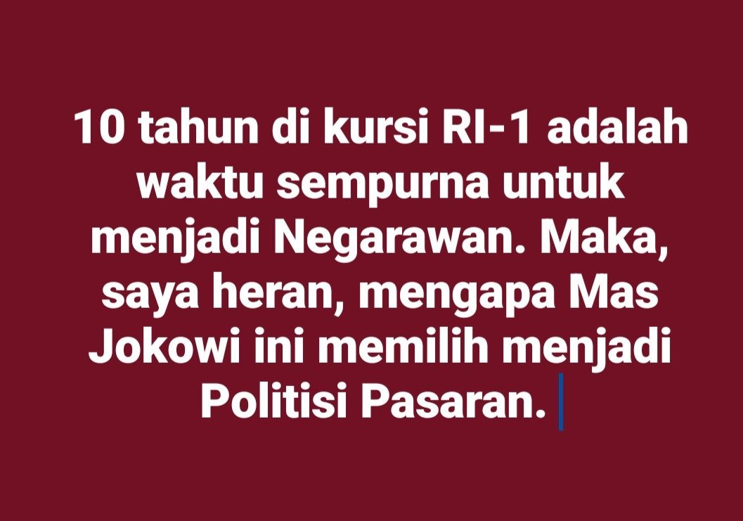 Selain heran, saya tentu prihatin...