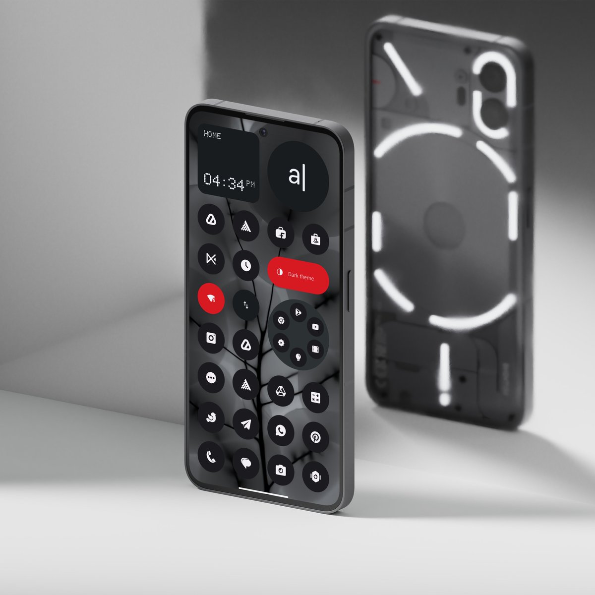 Home Screen Set-Up With Nothing IconPack Pro.

Nothing IconPack Pro : play.google.com/store/apps/det…