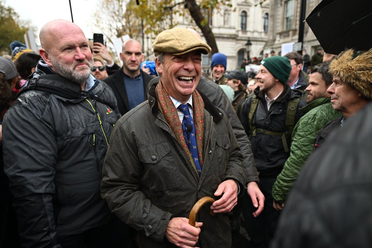 Nigel_Farage's tweet image. Today was just the start of a rural revolt.