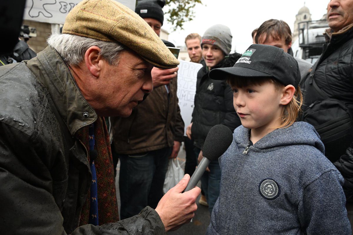 Nigel_Farage's tweet image. Today was just the start of a rural revolt.