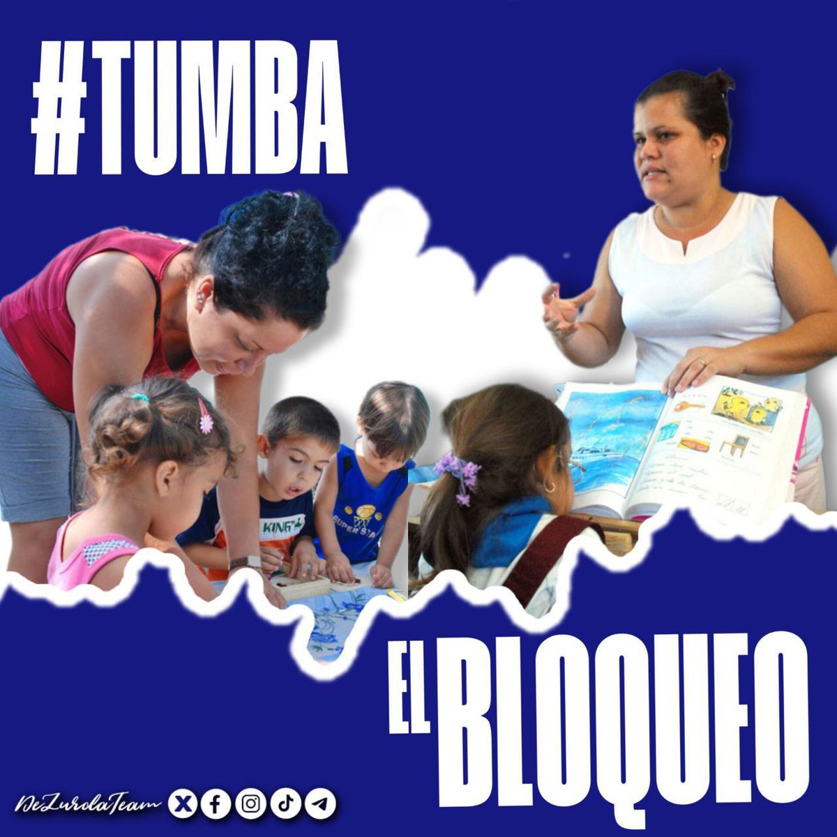🌟 Se trata de una cruel política de castigo, un crimen de lesa humanidad, un acto de genocidio y una violación flagrante, masiva y sistemática de los derechos humanos de los cubanos y el principal obstáculo para el desarrollo del país 
#CubaPorLaVida 
#TumbaElBloqueo