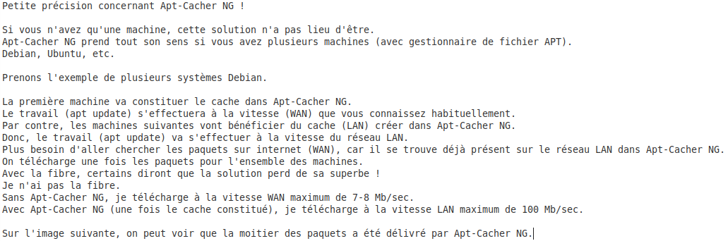 BlablaLinux's tweet image. Explications concernant Apt-Cacher NG 😉
#apt #cache #cacher #debian #ubuntu