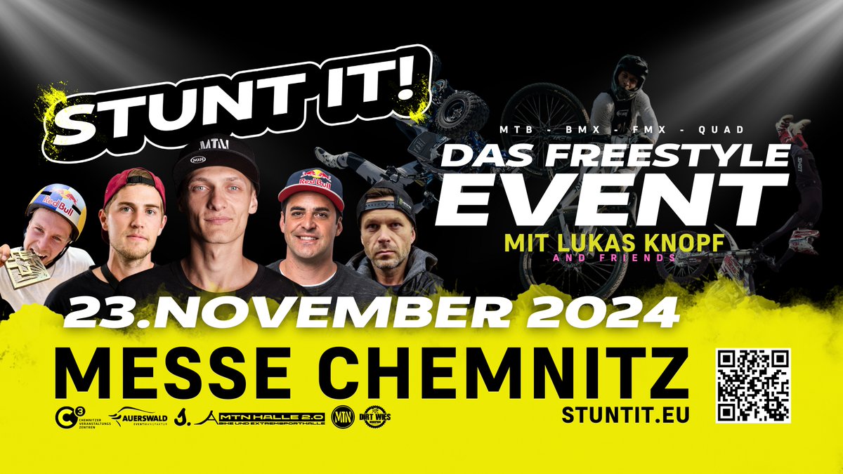 Weltspitze-Sportler Lukas Knopf präsentiert auf einem spektakulären Parcours sein großartiges Repertoire und waghalsige Stunts und das erstmalig in einer eigenen Show: stuntit.eu
