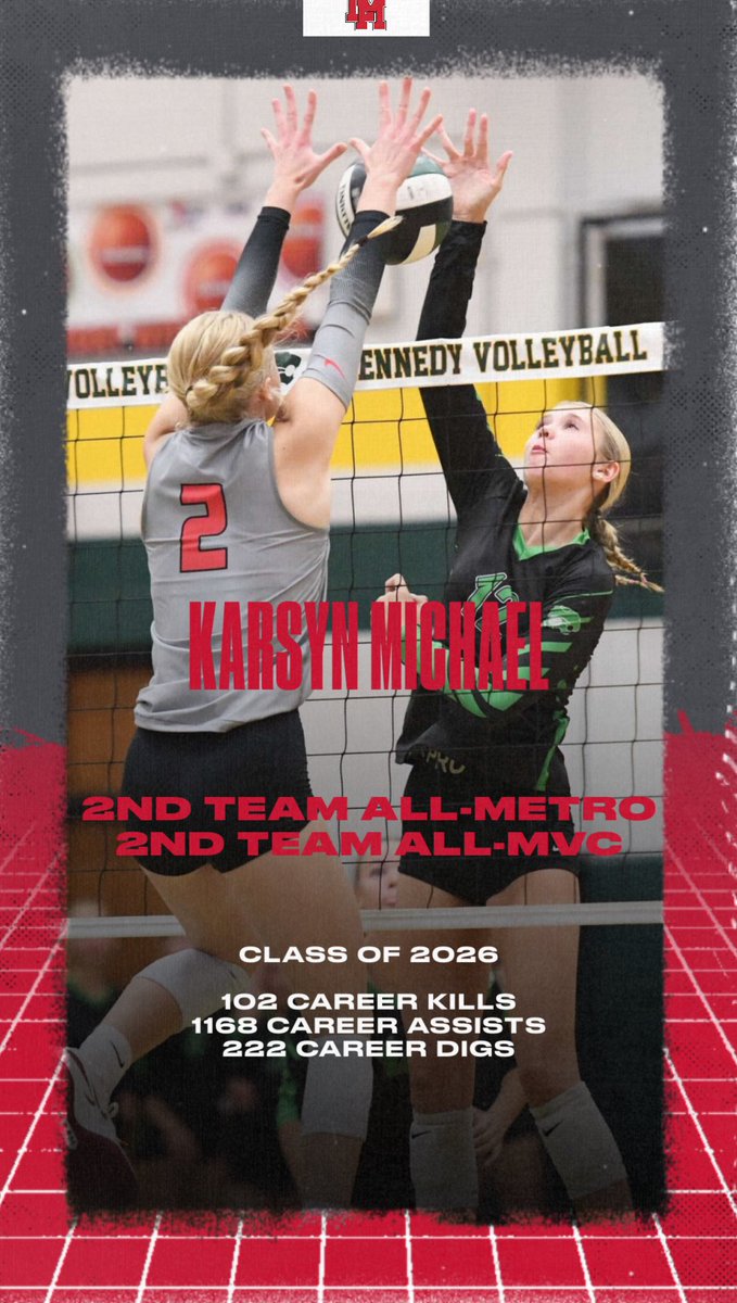 Congrats to junior <a href="/KarsynMichael1/">Karsyn Michael</a> for earning postseason honors! #Ubuntu