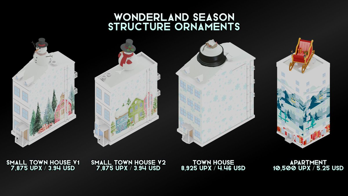 MMVHodlings's tweet image. Wonderland Season Structure Ornaments ✨
NOW available at MMV A La Mode, 12237 Zelzah Ave, Los Angeles 👈
Get your ornament early to complete your Gamified Earnings task for the upcoming Wonderland Season!
@UplandMe 
#metaverseNFT #web3game #NFTGaming