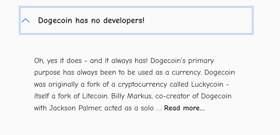 A1Degen's tweet photo. Even the official Dogecoin website mentions its a fork from $LKY

Lucky coin is the truth. 

🍀 https://t.co/UmBSigyajR