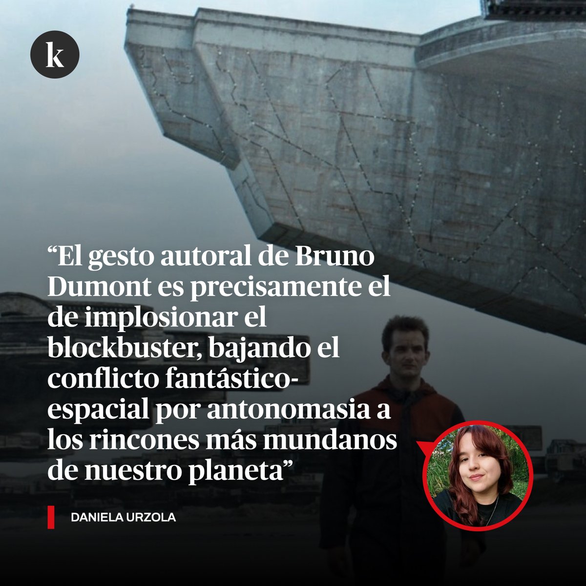 kinotico's tweet photo. #LEmpire: Bruno Dumont perfecciona el arte de la sátira con una reinterpretación descabellada de #StarWars

El francés ha acercado a @Gijonfilmfest una parodia en la que continúa su reflexión satírica de las franquicias

✍️ Crítica de @danielaurzolag

🔗 https://t.co/jZySyID8x6 https://t.co/erhIn40HVi