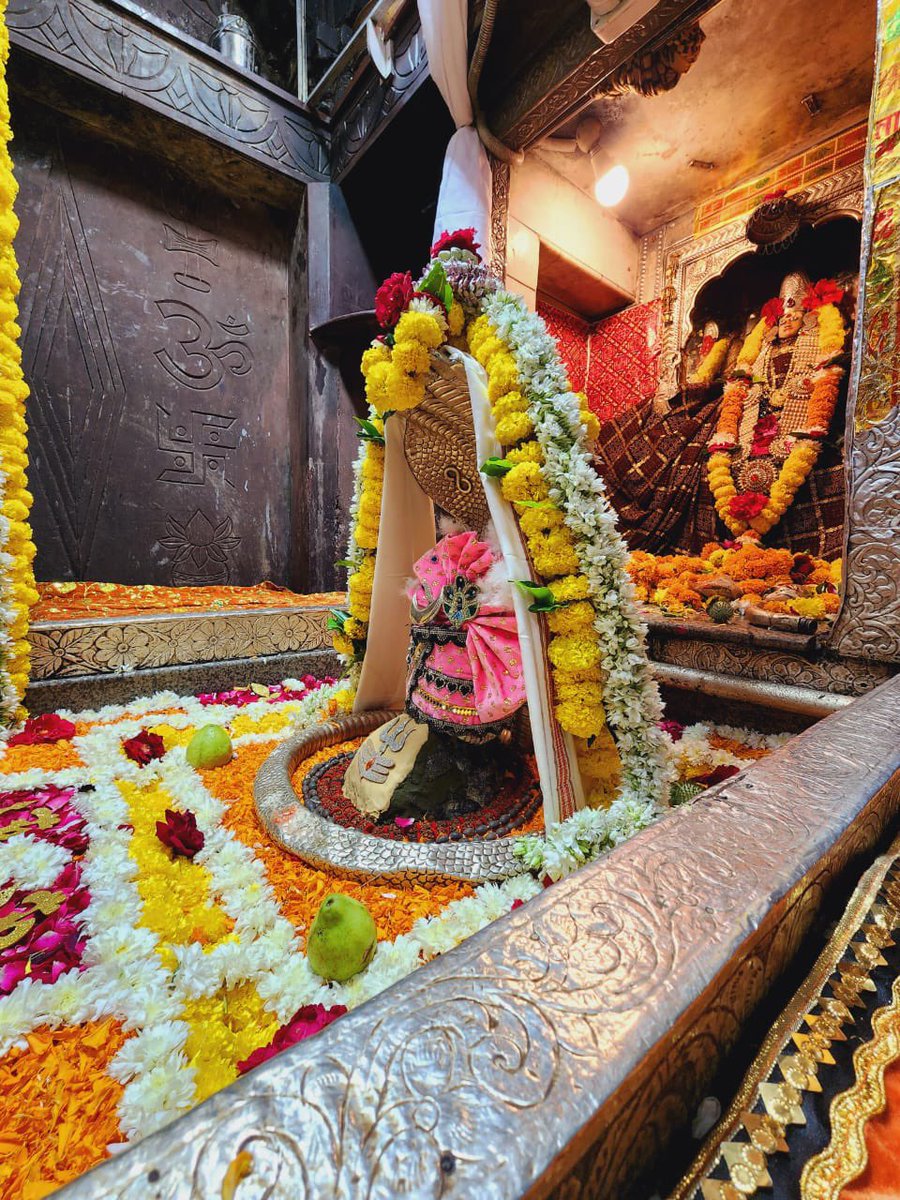 12Jyotirling's tweet photo. श्री ओम्कारेश्वर ज्योतिर्लिंग जी के आज के संध्या कालीन आरती के दिव्य श्रृंगार दर्शन 19.11.2024 https://t.co/vPp1weL7P7