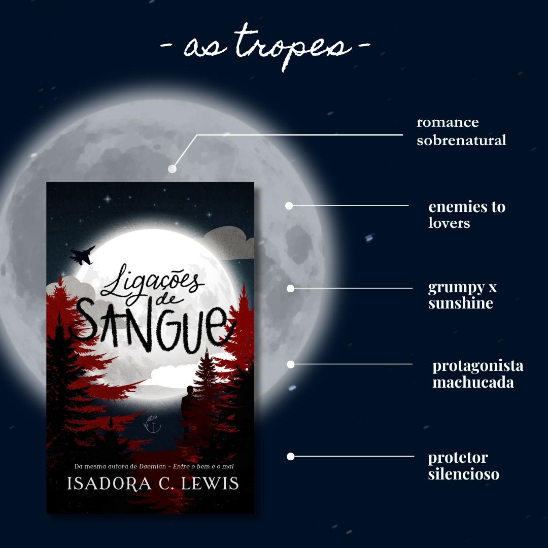 𝐿𝑖𝑔𝑎𝑐̧𝑜̃𝑒𝑠 𝑑𝑒 𝑆𝑎𝑛𝑔𝑢𝑒 é a tempestade perfeita para quem AMA tropes irresistíveis! 🩸✨

Se você curte histórias com protagonistas que deveriam ser rivais, mas não conseguem lutar contra a conexão avassaladora entre eles... este livro é para você! 😏❤️