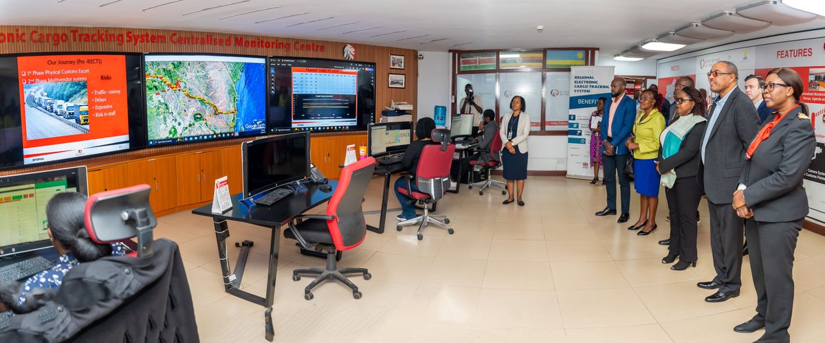Former Ethiopia PM &amp; TMA Board Chair <a href="/HMDessalegn/">Hailemariam Dessalegn</a> recently witnessed some digital tools enabling trade during his visit to <a href="/KRACorporate/">Kenya Revenue Authority</a>. One standout is the Regional Electronic Cargo Tracking System, connecting Kenya, Uganda, Rwanda &amp; DRC to improve security of goods on transit.