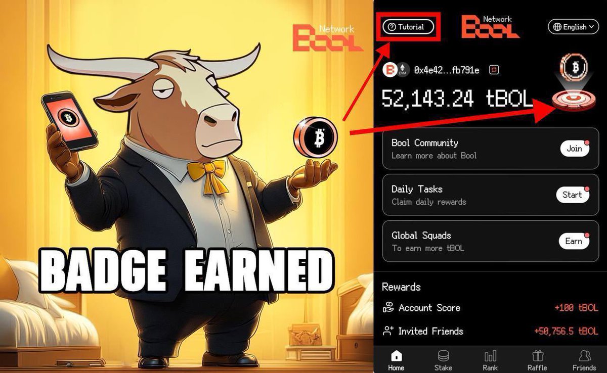 earnwithsapna's tweet photo. Bitcoin bull market is here, and @bool_official is a game-changer in Bitcoin DeFi. Claim your Boolean badge for free, stake $tBOL, and join a project backed by 70 ecosystem partners. Don’t miss this early opportunity! 

Join BOOLBOT & Unlock Your Boolean Badge Now 👉 https://t.co/LuNVfF92wX

For more details please view my video 👉 https://t.co/CZCYPNuDxl