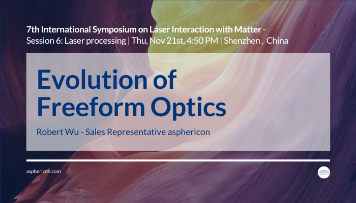 Don’t miss Robert Wu’s talk on “Evolution of Freeform Optics” this Thursday at LIMIS 2024 in Shenzhen, China. Learn how freeforms are transforming optical systems with compact designs, new functionalities  &amp;cutting-edge production methods. #LIMIS2024 #Photonics #FreeformOptics