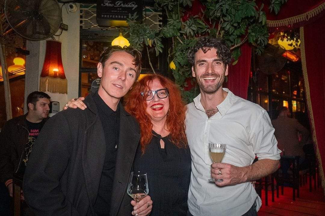 ddawsoncentral's tweet photo. David at The Flaw wrap party! 

via arthurmcbain https://t.co/IbzuNny8Jq