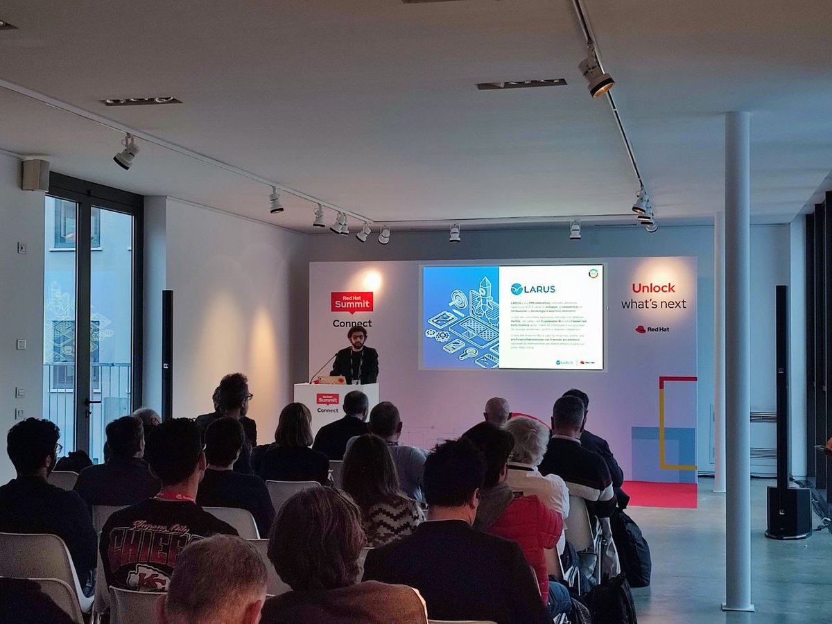 RIOS (@rios_opensource) on Twitter photo 🎙️Al microfono ora Roberto Sannino, Product Owner di <a href="/AgileLARUS/">LARUS</a> con il suo intervento dal titolo "#FraudDetection: use case innovativi e approcci scalabili con <a href="/GalileoXAI/">Galileo.XAI</a>.
<a href="/RedHatItaly/">Red Hat Italy</a> #RHSummitConnect 🎙️Al microfono ora Roberto Sannino, Product Owner di <a href="/AgileLARUS/">LARUS</a> con il suo intervento dal titolo "#FraudDetection: use case innovativi e approcci scalabili con <a href="/GalileoXAI/">Galileo.XAI</a>.
<a href="/RedHatItaly/">Red Hat Italy</a> #RHSummitConnect