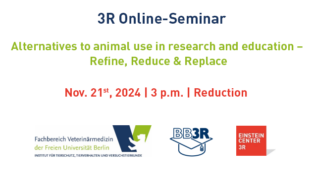 Einstein Center 3R (@einsteincent3r) on Twitter photo The seminar series will be continued on Thursday: "Model for the Detection of Early Pregnancy in Mice" and "HANNES - Hamburg ANatomical NEurointerventional Simulator"
bit.ly/3B0HHpQ
#animaltesting #organoids #reduction <a href="/FU_Berlin/">Freie Universität</a> The seminar series will be continued on Thursday: "Model for the Detection of Early Pregnancy in Mice" and "HANNES - Hamburg ANatomical NEurointerventional Simulator"
bit.ly/3B0HHpQ
#animaltesting #organoids #reduction <a href="/FU_Berlin/">Freie Universität</a>