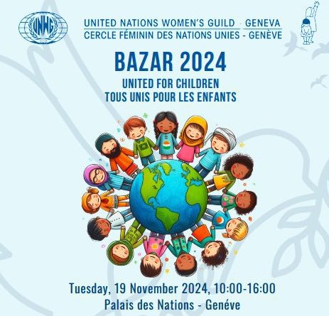 SLOtoUNGeneva's tweet photo. Slovenia 🇸🇮 joined @unwggeneva annual #UNBazaar “United for Children” 👧🏻💫
Together with 76 nations, we shared unique crafts & delicious foods - all for a meaningful cause.
Profits received will support various projects that help underprivileged children around the 🌎. https://t.co/AvZeRZJwG0