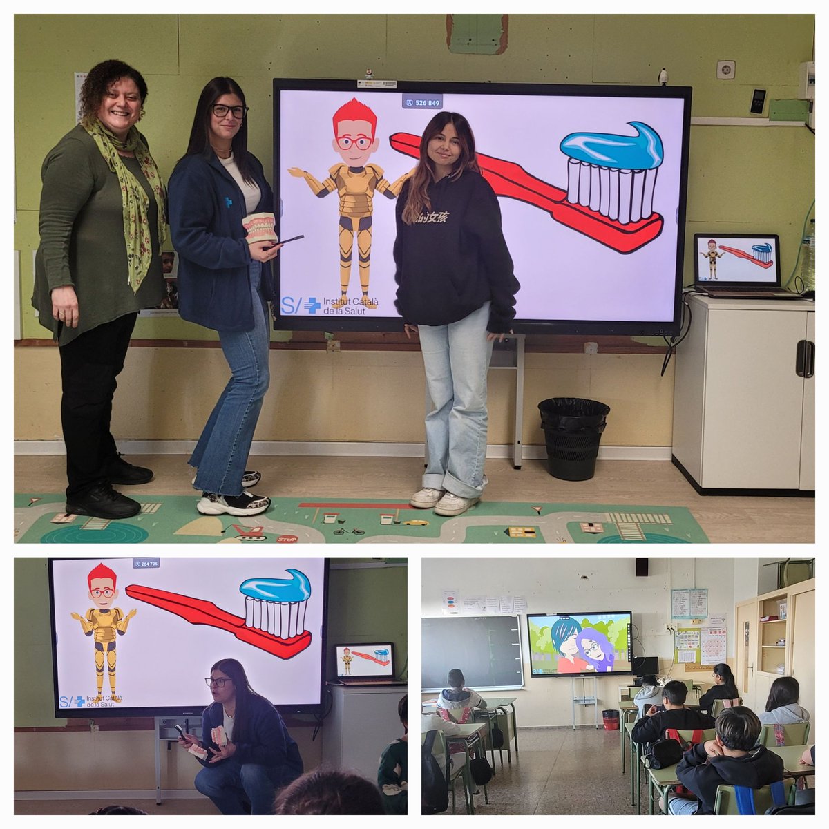 Carme Pallares (@pallarescarme) on Twitter photo Avui a l'Escola Joan Maragall #Esplugues, higiene dental,gestió emocional <a href="/infadimed/">INFADIMED ®</a> amb l'higienista del #EAPCanVidalet i la Lucia alumna de <a href="/UniBarcelona/">Universitat de Barcelona</a>. #AtencióComunitària Avui a l'Escola Joan Maragall #Esplugues, higiene dental,gestió emocional <a href="/infadimed/">INFADIMED ®</a> amb l'higienista del #EAPCanVidalet i la Lucia alumna de <a href="/UniBarcelona/">Universitat de Barcelona</a>. #AtencióComunitària