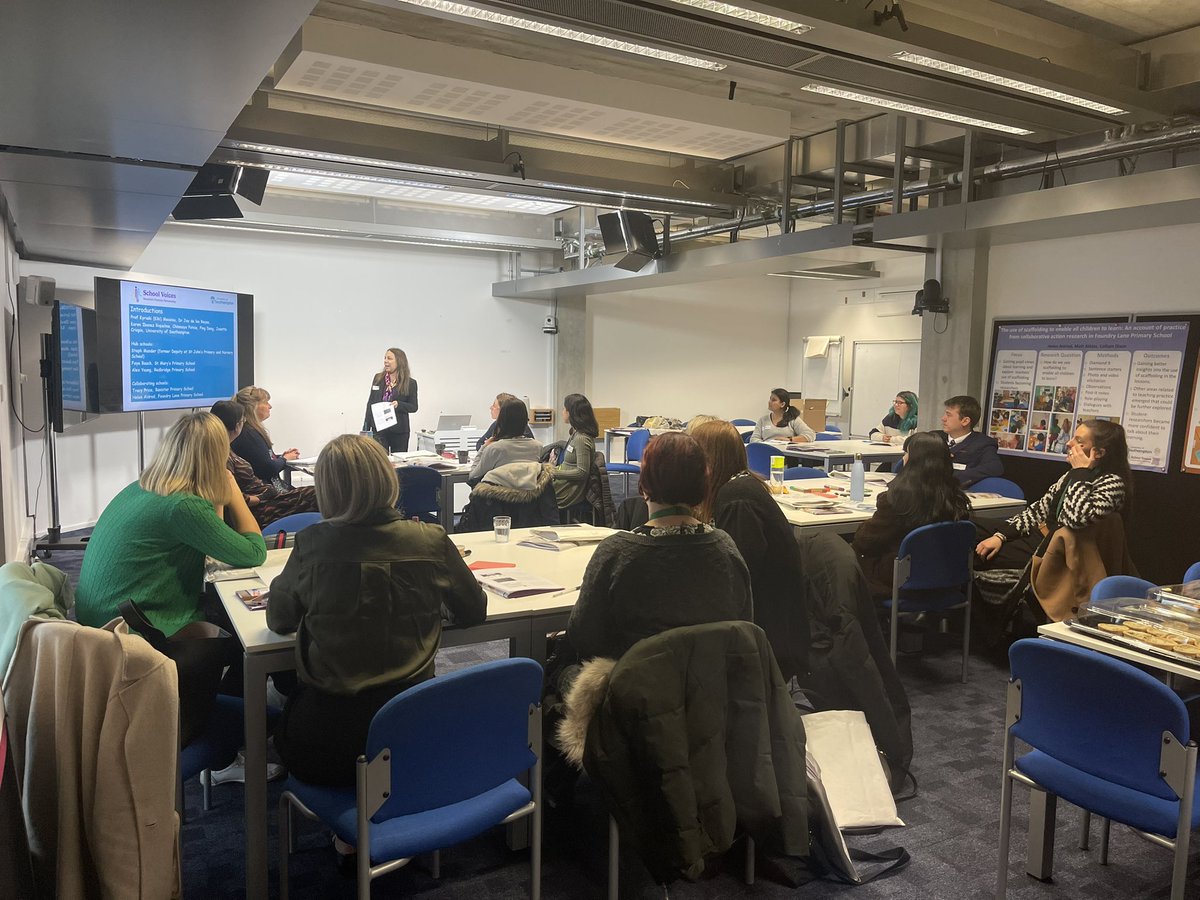 Jay de los Reyes (@elizer_jay) on Twitter photo Today, current and new partner schools in our School Voices project led by Prof Kiki Messiou meet. Fascinating to know about the wonderful work teachers and students are doing to make Hampshire schools more inclusive! <a href="/SotonEd/">Southampton Education School</a> <a href="/CRI_UoS/">Centre for Research in Inclusion</a> Today, current and new partner schools in our School Voices project led by Prof Kiki Messiou meet. Fascinating to know about the wonderful work teachers and students are doing to make Hampshire schools more inclusive! <a href="/SotonEd/">Southampton Education School</a> <a href="/CRI_UoS/">Centre for Research in Inclusion</a>