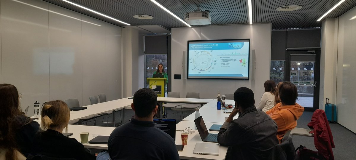 Langridge Lab (@langridgelab) on Twitter photo It's that time of year! Meeting the latest cohort of <a href="/MMBDTP/">Microbes, Microbiomes and Bioinformatics DTP</a> students & teaching them #comparativegenomics
Day 1: mapping & #variant calling. <a href="/gemma_langridge/">Gemma Langridge</a> taught us valuable lessons (sanity checking your data) & <a href="/rodwell_ella/">Ella Rodwell</a> showed the large scale genomics performed <a href="/UKHSA/">UK Health Security Agency</a> It's that time of year! Meeting the latest cohort of <a href="/MMBDTP/">Microbes, Microbiomes and Bioinformatics DTP</a> students & teaching them #comparativegenomics
Day 1: mapping & #variant calling. <a href="/gemma_langridge/">Gemma Langridge</a> taught us valuable lessons (sanity checking your data) & <a href="/rodwell_ella/">Ella Rodwell</a> showed the large scale genomics performed <a href="/UKHSA/">UK Health Security Agency</a>