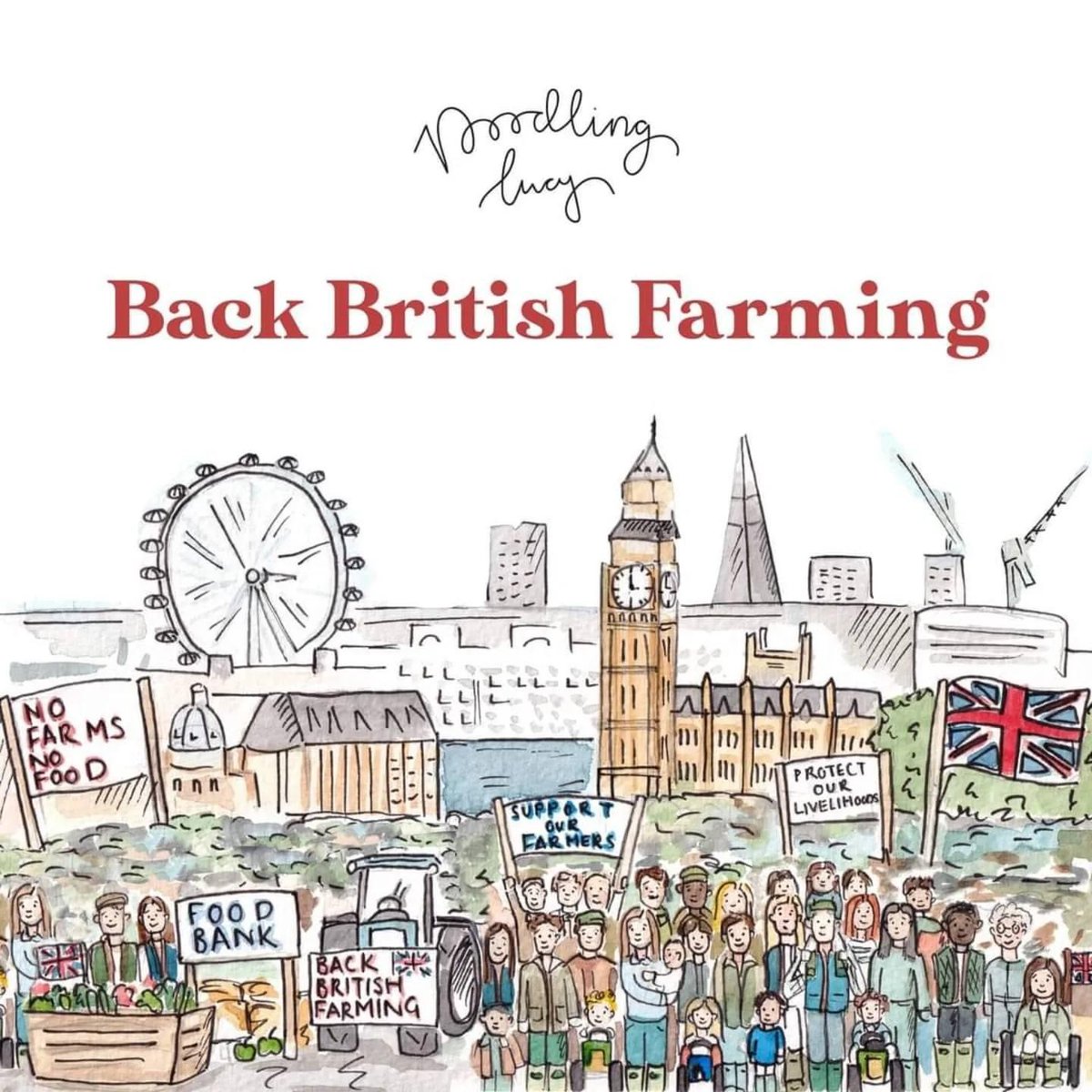 bofinfarmers's tweet photo. Great to see so many farmers making their voices heard in London today. Although BOFIN team members @GleesonClemmie and Skye Melita couldn't be there, they are showing their support by co-working in their wellies 👩‍🌾🍽️💪

#BackBritishFarming #NoFarmersNoFood #WearYourWellies https://t.co/zaRUAgFrjV