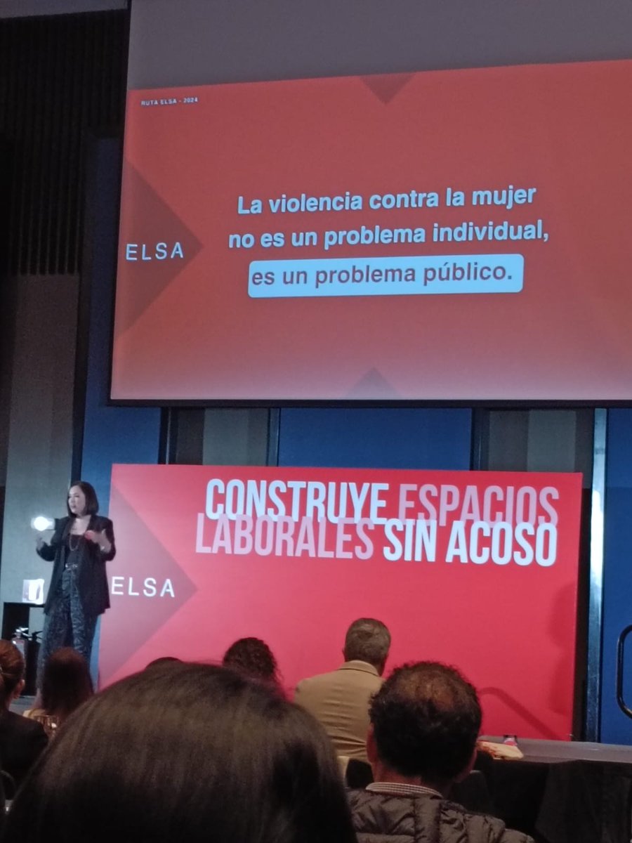 rocyvasquez's tweet photo. El #AcosoSexualLaboral y la violencia contra las mujeres nos afecta, no solo en lo social, sino
también en lo económico. La violencia contra la mujer es un problema público. 🤝 ¡Actuemos hoy! ✨ #RutaELSA #EmpresasContraLaViolencia #ELSA https://t.co/M2YfvdYyoD