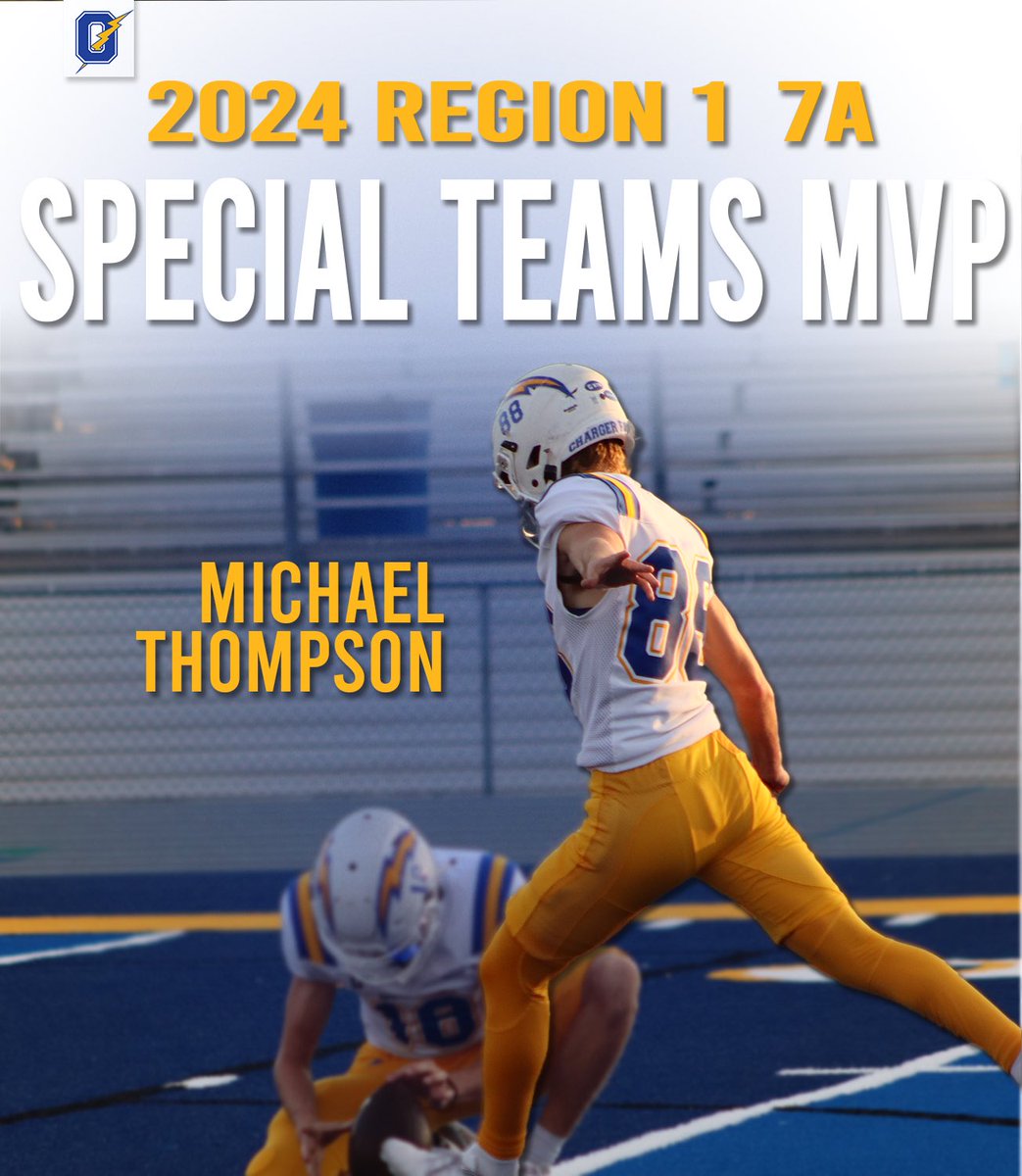 Region 1 7A players of the year!

#chargerforlife