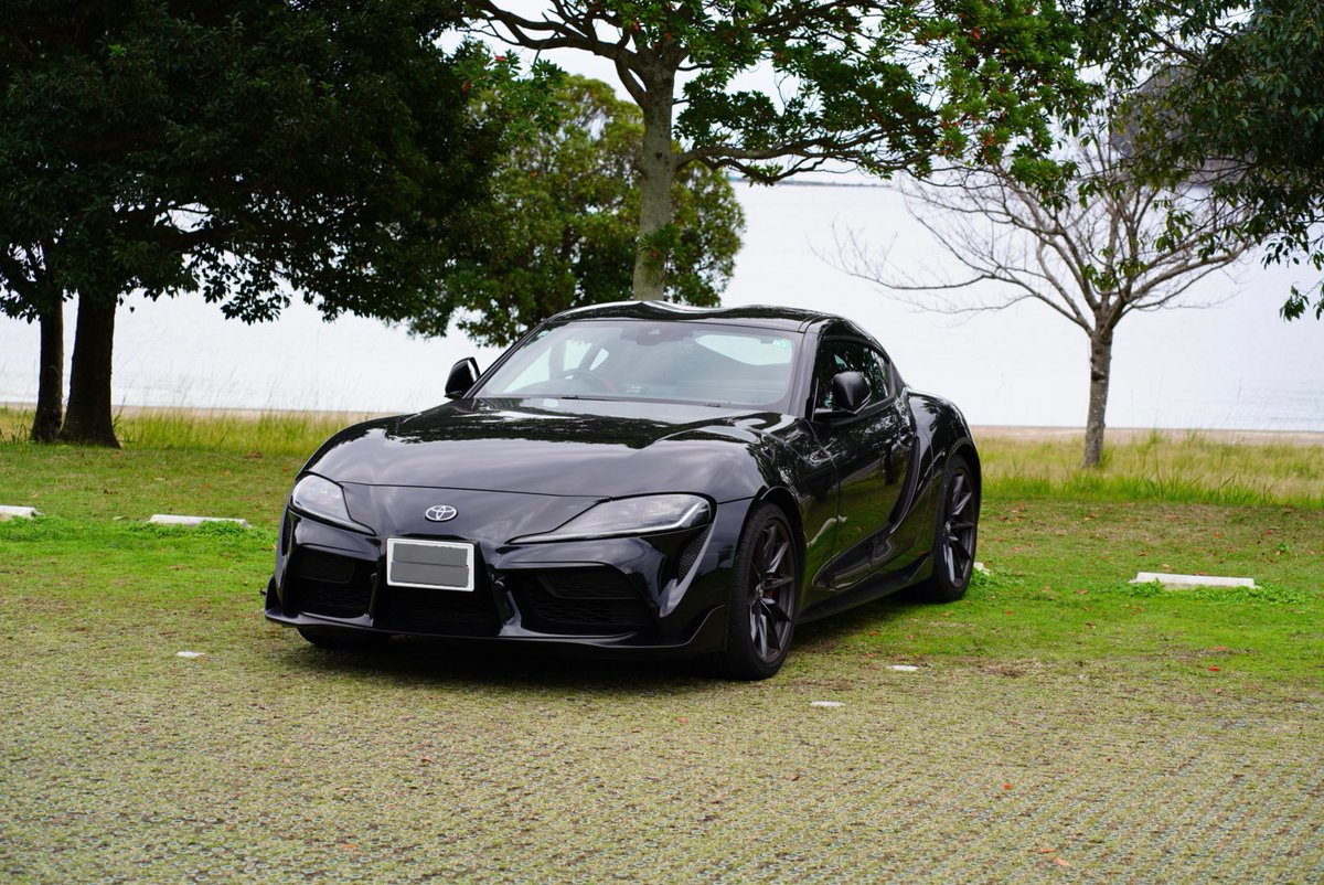 テカテカに見えて汚れてる
 #スープラ 
 #車好きな人と繋がりたい