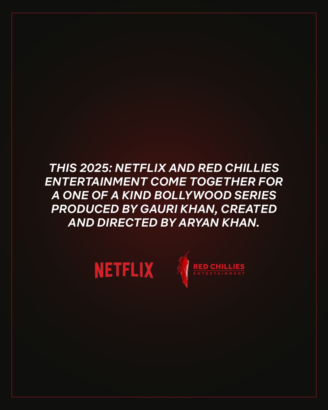 Netflix and Red Chillies Entertainment Team Up for 2025 Series, Shah Rukh Khan Celebrates Aryan Khan's Netflix Debut