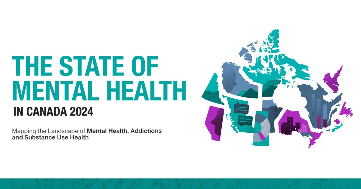 The State of Mental Health in Canada 2024 report is out. How does your province or territory stack up? Find out at cmha.ca/somh
#StateOfMentalHealth #MentalHealthMatters