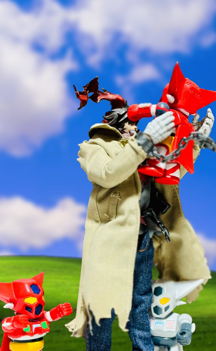 auran_gnohou's tweet image. 高い高い〜
#Getterrobo 
#スパロボフォト