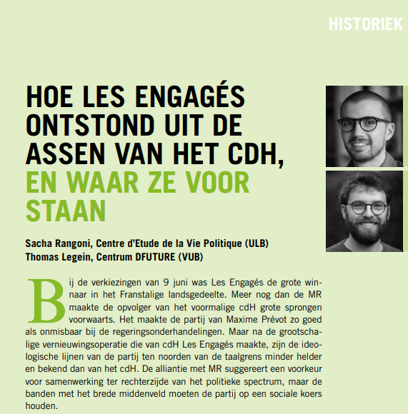 POLI (@dfuturevub.bsky.social) (@poli_vub) on Twitter photo Nieuwe publicatie ! 📖
In het tijdschrift 'De Gids op Maatschappelijk Gebied' komt collega @ThomasLegein samen met <a href="/SciencePoULB/">SciencePo ULB</a> collega Sacha Rangoni terug op de vernieuwingsoperatie van het CdH naar Les Engagés. Nieuwe publicatie ! 📖
In het tijdschrift 'De Gids op Maatschappelijk Gebied' komt collega @ThomasLegein samen met <a href="/SciencePoULB/">SciencePo ULB</a> collega Sacha Rangoni terug op de vernieuwingsoperatie van het CdH naar Les Engagés.