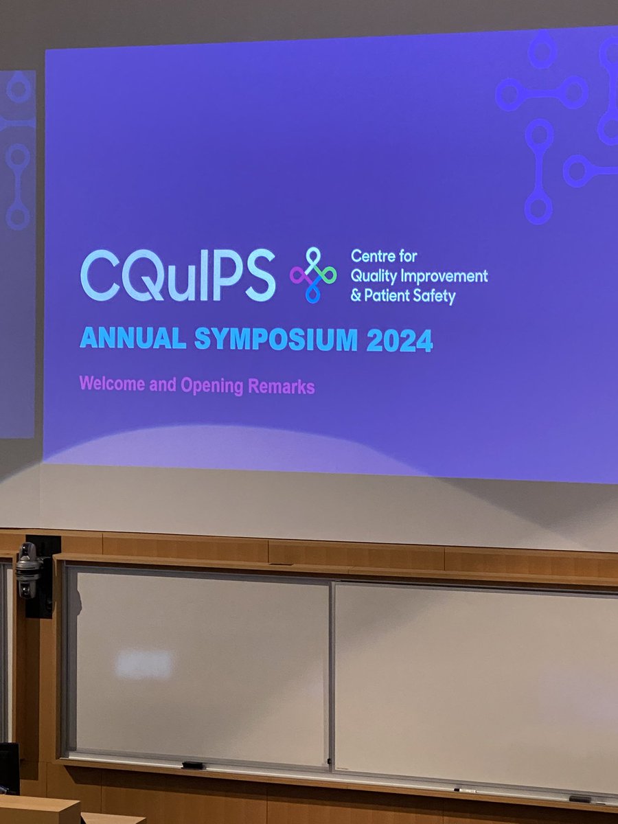 Ready to start the day at the <a href="/CQuIPS/">CQuIPS</a> Annual Symposium 2024. Looking forward to presenting as part of a session on broadening our understanding of harm. #patientsafety + #patientengagment + #patientpartnership = #improvement in #safetyandquality