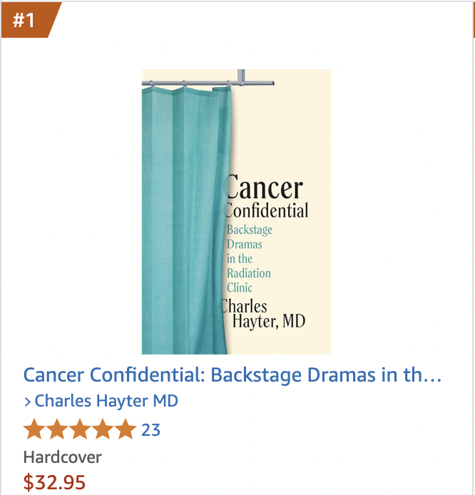 utpress's tweet photo. Best Sellers in Nuclear Medicine Specialties!

Cancer Confidential: Backstage Dramas in the Radiation Clinic by @HayterCharles, MD is number 1 in the Nuclear Medicine Specialties category on @amazonca!

Shop here: https://t.co/sHZwhXJQ2u https://t.co/hAcHNtlDDk