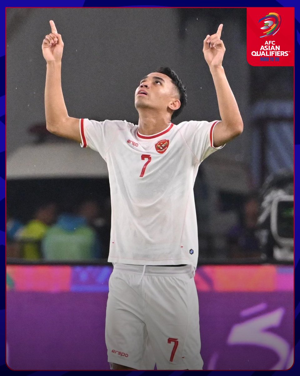SiaranBolaLive's tweet photo. FT #WCQ2026 #Round3 

INDONESIA 2-0 ARAB SAUDI
⚽️ Marselino Ferdinan 32', 57'

CLEANSHEET!! 
INDONESIA KANTONGI 3 POINT PERDANA DI ROUND 3 KUALIFIKASI PIALA DUNIA 2026
INDONESIA PERINGKAT 3
ARAB SAUDI PERINGKAT 4

PIALA DUNIA 2026!! KAMI IKUTAN!!! https://t.co/zzCZprN0M0
