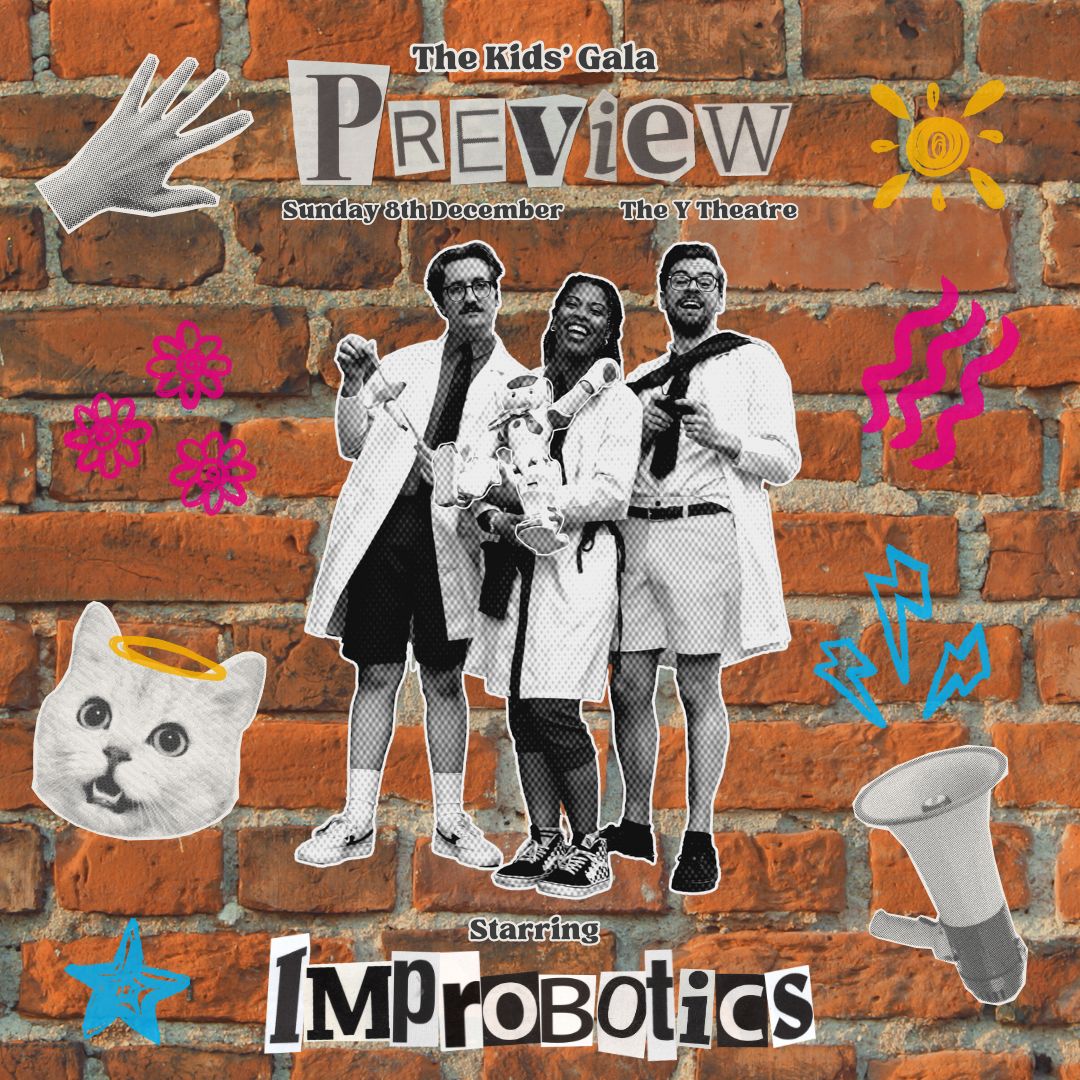 The UK Kids’ Comedy Festival (@kidscomedyfest) on Twitter photo 🗞️ THIS JUST IN 😮
We're so excited to have <a href="/improbotics/">Improbotics</a> taking the stage at our preview show they join a bumper lineup with host <a href="/MarcelLucont/">Marcel Lucont</a> and two more acts to be revealed very soon 👀
⏰ Sunday 8th December, 16:30
📍 <a href="/TheYTheatre/">The Y Theatre</a>
🎟️ Tickets at: ukkidscomedyfestival.co.uk 🗞️ THIS JUST IN 😮
We're so excited to have <a href="/improbotics/">Improbotics</a> taking the stage at our preview show they join a bumper lineup with host <a href="/MarcelLucont/">Marcel Lucont</a> and two more acts to be revealed very soon 👀
⏰ Sunday 8th December, 16:30
📍 <a href="/TheYTheatre/">The Y Theatre</a>
🎟️ Tickets at: ukkidscomedyfestival.co.uk