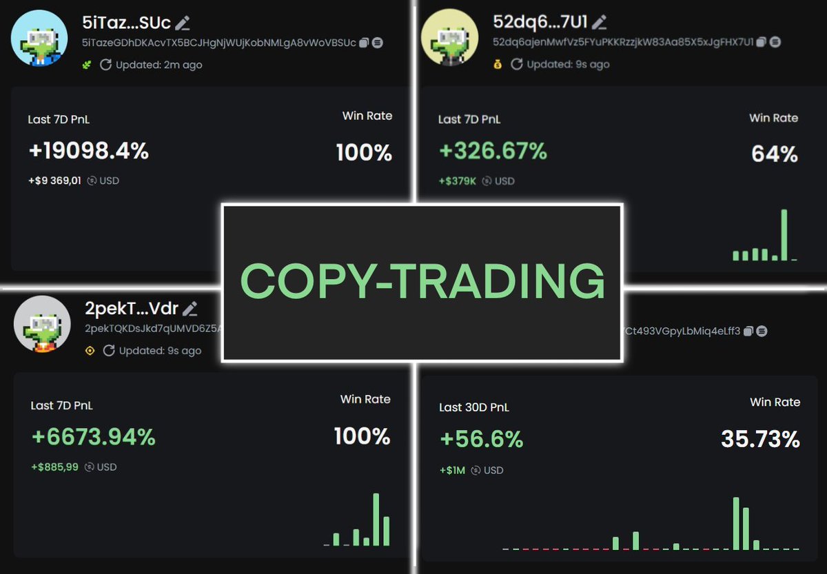 1. Grab your laptop
2. Have at least 0.1 SOL ready to go
3. Track the wallets shared in this thread

Your step-by-step guide to turning 0.1 SOL into 1000 SOL in no time 🧵👇