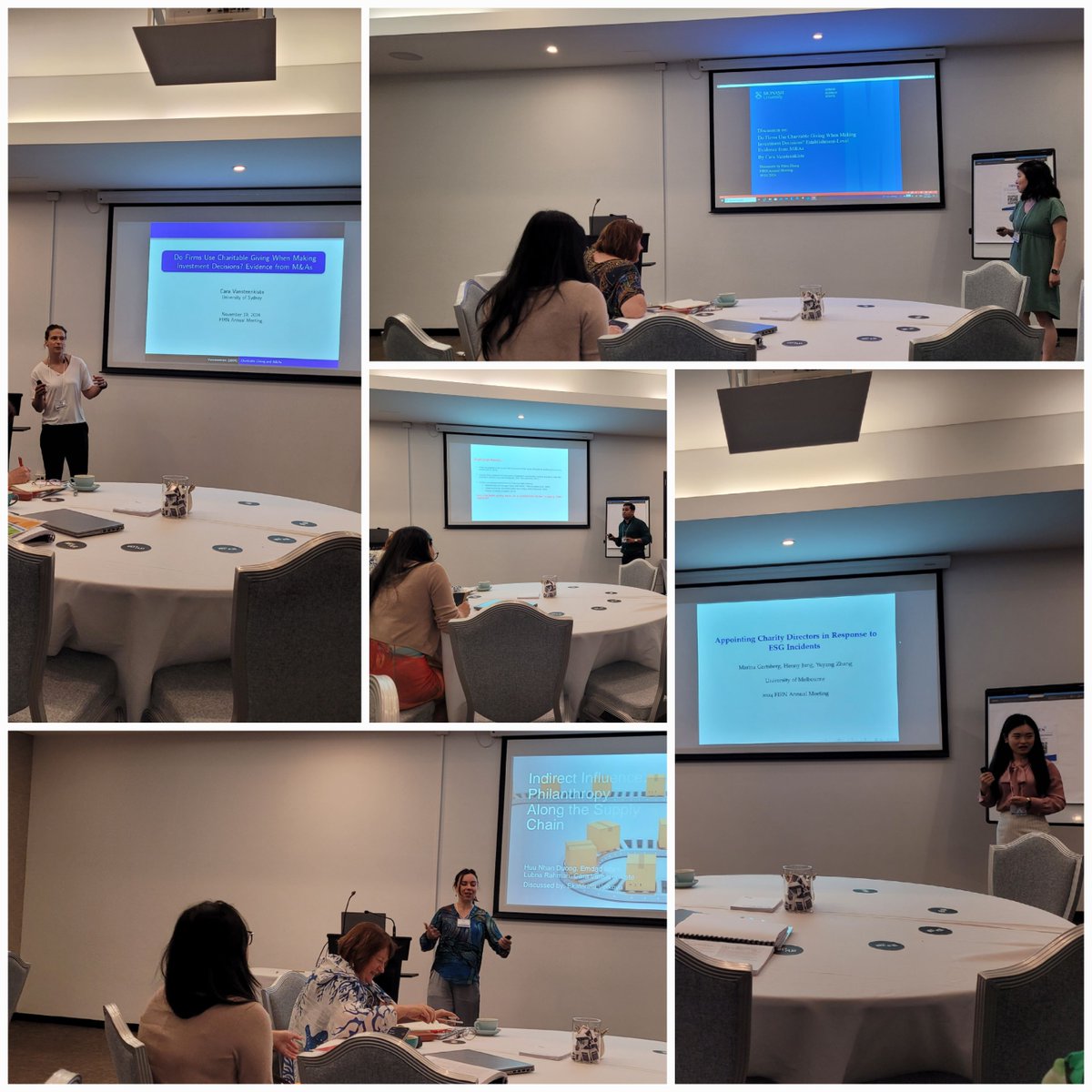 Elvira Sojli (@esojli) on Twitter photo #FIRN2024 session 2 is #philanthropy. <a href="/vansteenkiste_c/">Cara Vansteenkiste</a> presenting on self-serving philanthropy during M&As, <a href="/EmdadIslam6/">Emdad Islam</a> on philanthropy along supply chain & Yuyang on self-serving director appointments after #esg incidents. Great discussions followed & check that gender balance! #FIRN2024 session 2 is #philanthropy. <a href="/vansteenkiste_c/">Cara Vansteenkiste</a> presenting on self-serving philanthropy during M&As, <a href="/EmdadIslam6/">Emdad Islam</a> on philanthropy along supply chain & Yuyang on self-serving director appointments after #esg incidents. Great discussions followed & check that gender balance!